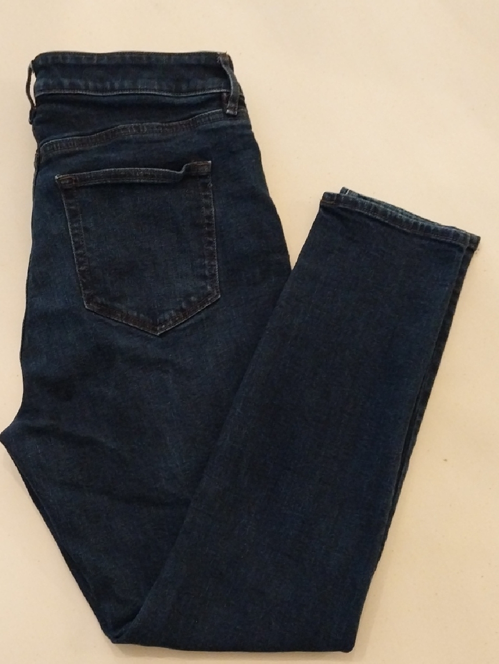 LOFT Women's Skinny Jeans in Dark Blue Wash